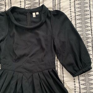 Vintage | Black Fit and Flare Dress